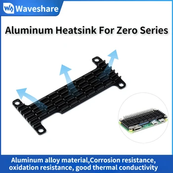 Новый Специализированный алюминиевый радиатор Waveshare для Raspberry Pi серии Zero, черный радиатор Zero/Zero 2 Вт для плат серии Zero