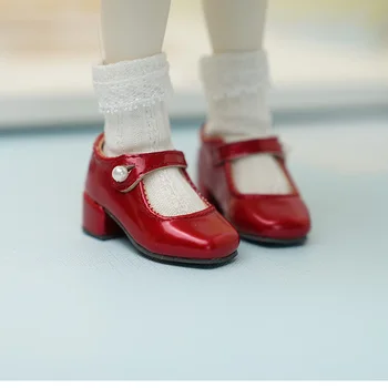 Обувь для куклы BJD подходит для 1/4 / 1/6 размера, черные простые винтажные аксессуары для кукол на каблуках