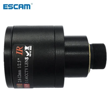 Объектив HD CCTV 3.0MP M12 2.8-12mm с переменным фокусным расстоянием, объектив F1.4 с ручной фокусировкой и зумом