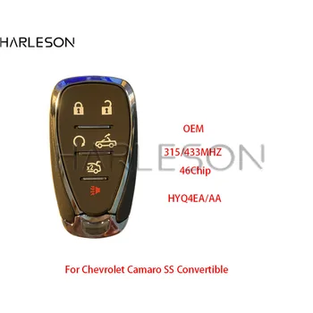 Оригинальный Ключ дистанционного Управления OEM Для Chevrolet Camaro SS Convertible ID46Chip HYQ4AA 315 МГц HYQ4EA 433 МГц Смарт-карта