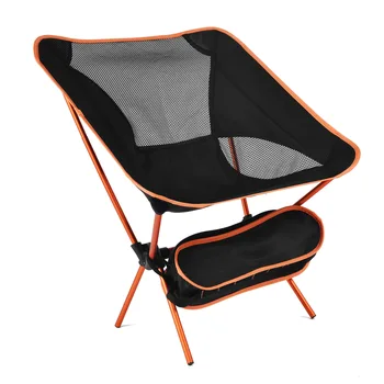 Открытый Складной Пляжный стул Портативный и легкий Лунный Космический стул с алюминиевой трубкой Lazy Man Fishing Chair