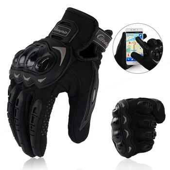 Перчатки Мотоциклетные Мужские Guantes Moto Gant с сенсорным экраном, Дышащие, для мотогонок, для езды на Велосипеде, Защитные перчатки, Зимние