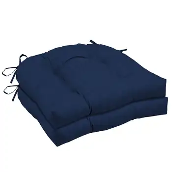 Подушка для уличного плетеного кресла Arden Selections, 2 упаковки 18 x 20, сапфирово-синий Leala