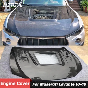 Прозрачная Передняя Крышка Двигателя Из Углеродного волокна Или стеклопластика Капот Для Тюнинга Maserati Levante 2016-2019