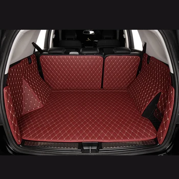Прочный изготовленный на заказ кожаный красочный коврик для багажника автомобиля Hyundai Elantra Avante 2011-2016, Автомобильные ковровые Аксессуары, Детали интерьера