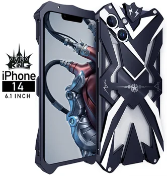 Прямая поставка Металл Сталь Оборудование Thor Сверхмощная броня Алюминий для Apple Iphone 14 Iphone14 Pro Max Plus CASE