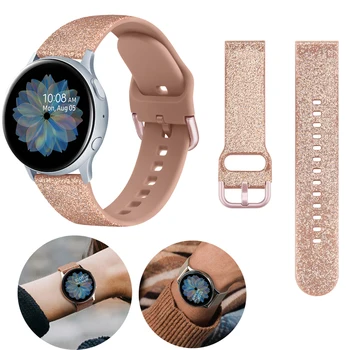 Силиконовый 20 мм Ремешок Для Samsung Galaxy watch 5 3 41 мм/42 мм/Active 2/Gear Sport Ремешок Для Часов браслет Для Huawei Watch GT2 42 мм ремешок