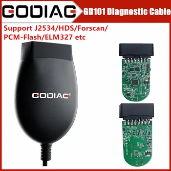 Сканер OBD-кода GODIAG GD101 J2534 Работает с ELM327 HDS TIS ODIS JLR Все в одном программном обеспечении автоматической диагностики