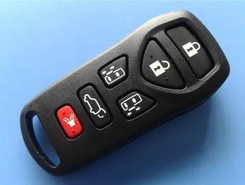 Сменный чехол для ключей дистанционного управления с 6 Кнопками для Nissan Quest 2004-2009, брелок для ключей без ключа