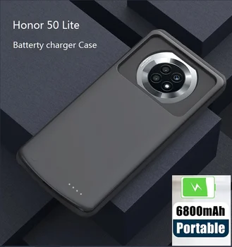умный чехол для зарядного устройства Huawei Honor 50 Lite Nova 8i, портативный блок питания, внешняя зарядка, аккумуляторная батарея