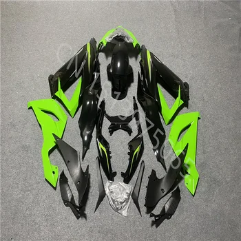 Черный зеленый комплект мотоциклетных обтекателей для KAWASAKI Ninja ZX6R 2013-2018 ZX 6R 636 13-18 черный инжекционный обтекатель кузова