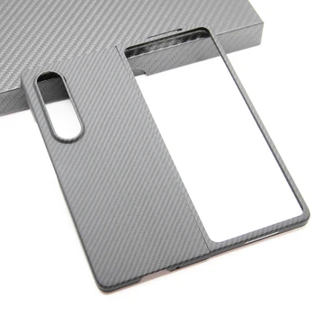 Чехол для телефона ZXKE из углеродного волокна для Samsung W23 Galaxy Z Fold4, легкая защитная оболочка из высокопрочного арамидного волокна 600D